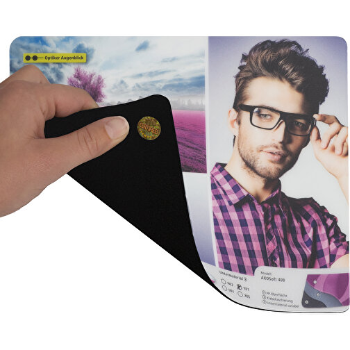 AXOPAD® Mousepad AXOSoft 400, 24 x 19,5 cm rektangulær, 2,5 mm tyk, Billede 2