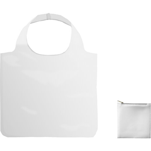XL Full Color Einkaufstasche Mit Hülle , weiss, Polyester, 60,00cm x 49,00cm (Höhe x Breite), Bild 1