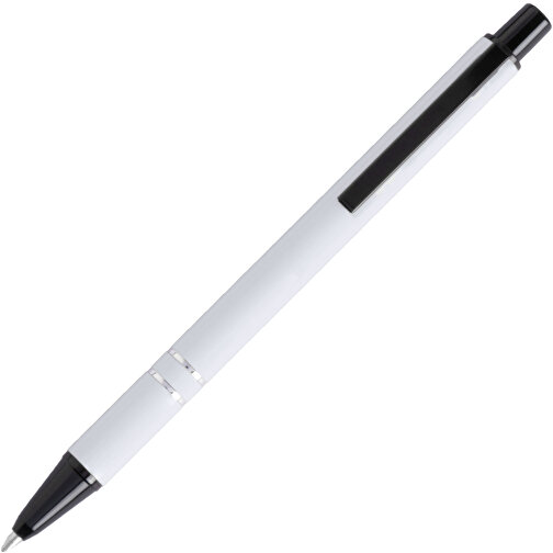 Kugelschreiber Sufit , weiss, Aluminium, 13,40cm (Breite), Bild 2