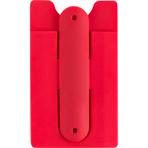 Mehrzweckhülle Blizz , rot, Silikon, 5,60cm x 0,50cm x 9,50cm (Länge x Höhe x Breite), Bild 1