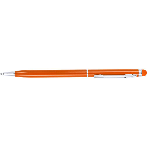 Kugelschreiber Pointer Byzar , orange, Aluminium, 13,70cm (Breite), Bild 3