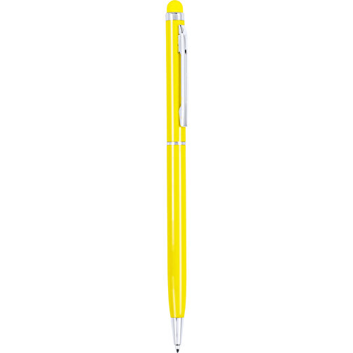Kugelschreiber Pointer Byzar , gelb, Aluminium, 13,70cm (Breite), Bild 1