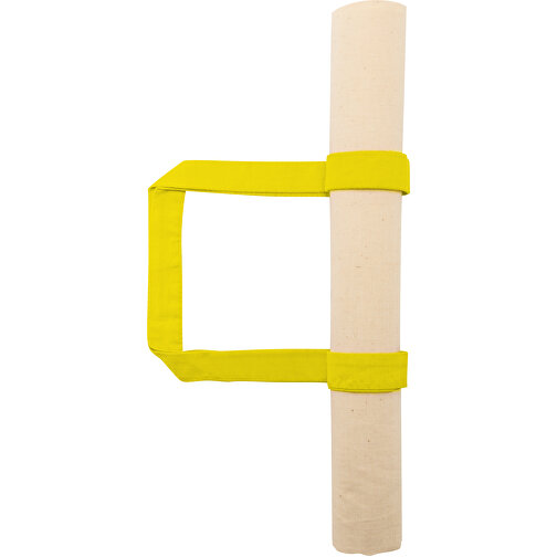 Tasche Fuzox , gelb, 100% Baumwolle 105 g/ m2, 37,00cm x 41,00cm (Länge x Breite), Bild 1