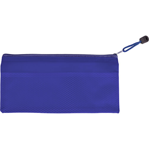 Federmappe Latber , blau, PVC, 24,50cm x 11,50cm (Länge x Breite), Bild 1