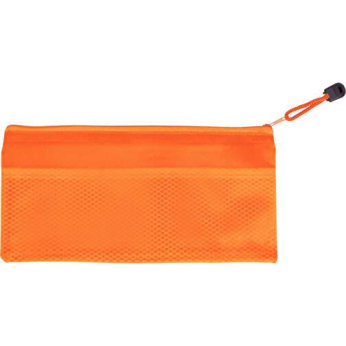 Federmappe Latber , orange, PVC, 24,50cm x 11,50cm (Länge x Breite), Bild 1