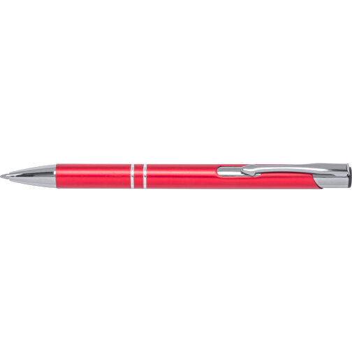 Kugelschreiber Trocum , rot, Aluminium, 13,70cm (Breite), Bild 3