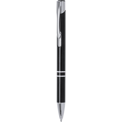 Kugelschreiber Trocum , schwarz, Aluminium, 13,70cm (Breite), Bild 1