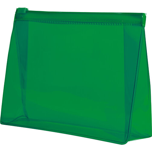 Kosmetik Tasche Iriam , grün, PVC, 17,00cm x 4,50cm x 12,50cm (Länge x Höhe x Breite), Bild 1