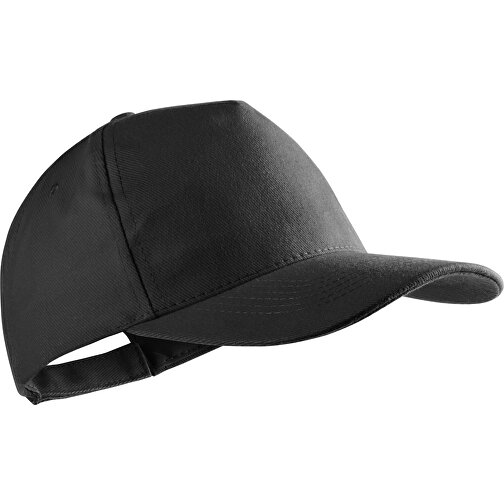 Mütze Bayon , schwarz, 100% Gebürstete Baumwolle, , Bild 1