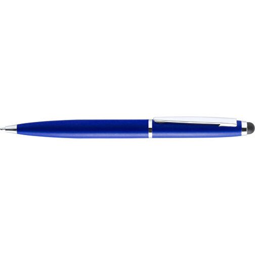 Kugelschreiber Pointer Walik , blau, Metall, 14,00cm (Breite), Bild 3