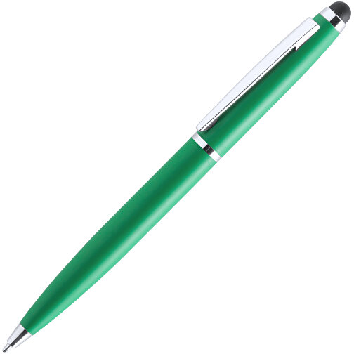 Kugelschreiber Pointer Walik , grün, Metall, 14,00cm (Breite), Bild 2