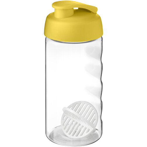 H2O Active® Bop 500 Ml Shakerflasche , gelb / transparent, PET Kunststoff, PP Kunststoff, PP Kunststoff, 17,40cm (Höhe), Bild 1