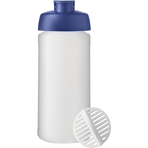 Baseline Plus 500 Ml Shakerflasche , blau / klar mattiert, HDPE Kunststoff, PP Kunststoff, PP Kunststoff, 18,50cm (Höhe), Bild 3