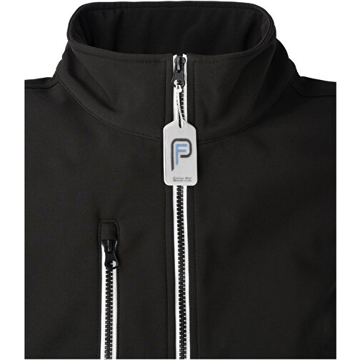 RFX™ H-14 Reflektierender Zipper , weiß, Polyester, 9,30cm x 0,20cm x 3,50cm (Länge x Höhe x Breite), Bild 1