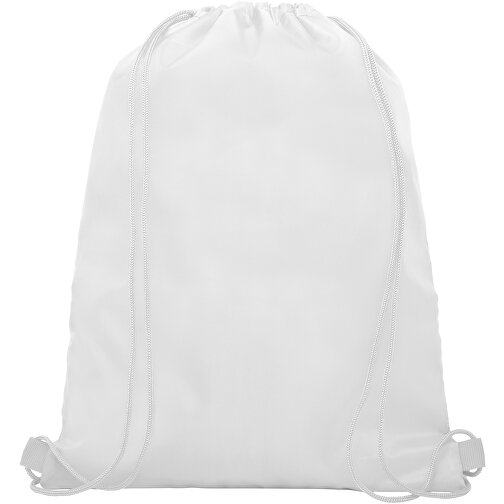 Oriole Netz-Sportbeutel 5L , weiß, 210D Polyester, 33,00cm x 44,00cm (Länge x Höhe), Bild 3