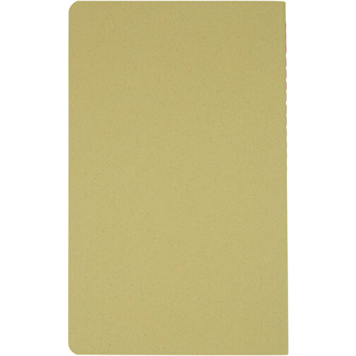 Fabia Notizbuch Mit Cover Aus Crush Papier , Green Concept, olive, Crush Papier, Recyceltes Papier, 20,50cm x 12,30cm (Länge x Breite), Bild 4