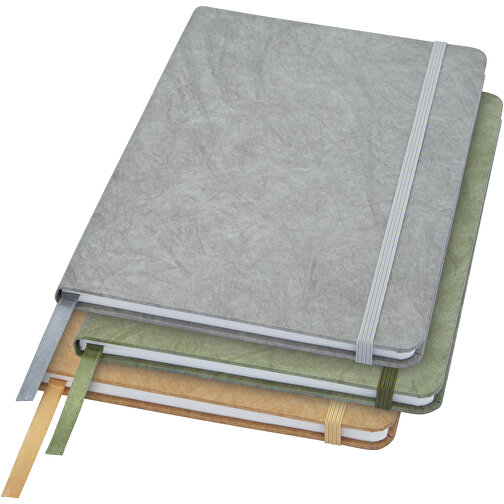 Breccia A5 Notizbuch Aus Steinpapier , Green Concept, braun, Tyvek® Papier, Steinpapier, 21,00cm x 1,00cm x 14,50cm (Länge x Höhe x Breite), Bild 8
