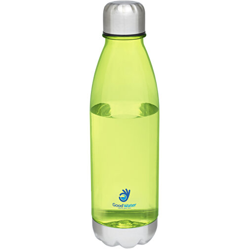 Cove 685 Ml Sportflasche , lime transparent, SK Plastic, Edelstahl, 25,30cm (Höhe), Bild 2