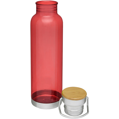 Thor 800 Ml Tritan™-Sportflasche , rot, Eastman Tritan™, Bambusholz, Edelstahl, 26,20cm (Höhe), Bild 5