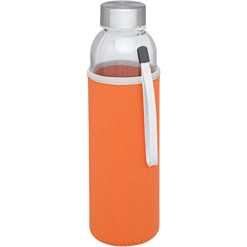 Bodhi 500 Ml Glas-Sportflasche , orange, Glas, Neopren, Edelstahl, 22,10cm (Höhe), Bild 1