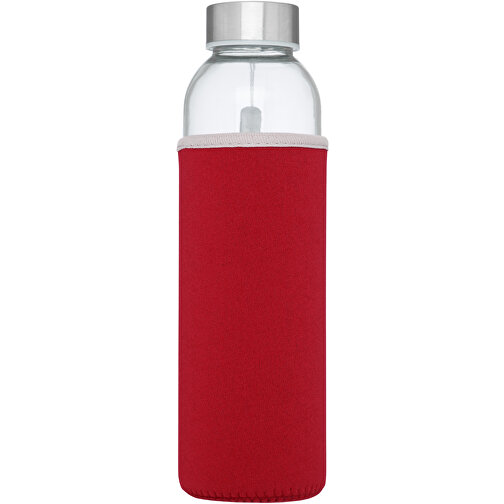 Bodhi 500 Ml Glas-Sportflasche , rot, Glas, Neopren, Edelstahl, 22,10cm (Höhe), Bild 3