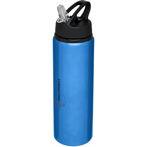 Fitz 800 Ml Sportflasche , blau, Aluminium, PP Kunststoff, 25,50cm (Höhe), Bild 2