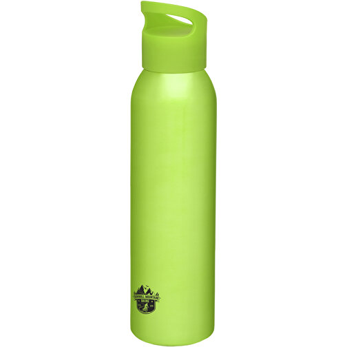 Sky 650 Ml Sportflasche , lindgrün, Aluminium, PP Kunststoff, 26,00cm (Höhe), Bild 2
