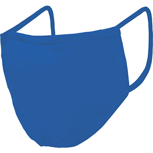 Mund-Nasen-Maske Deluxe , tintenblau, Polyester, 21,00cm x 12,00cm (Länge x Breite), Bild 2