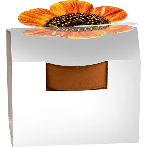 Mini pot terre cuite en fourreau fleur avec graines - Tournesol, Image 6