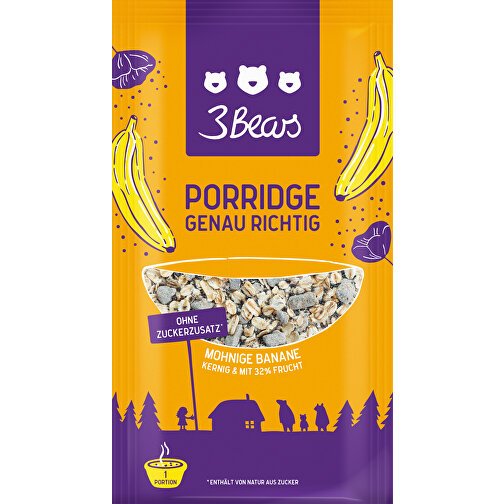3Bears Porridge , Karton, 18,20cm x 1,05cm x 5,90cm (Länge x Höhe x Breite), Bild 2