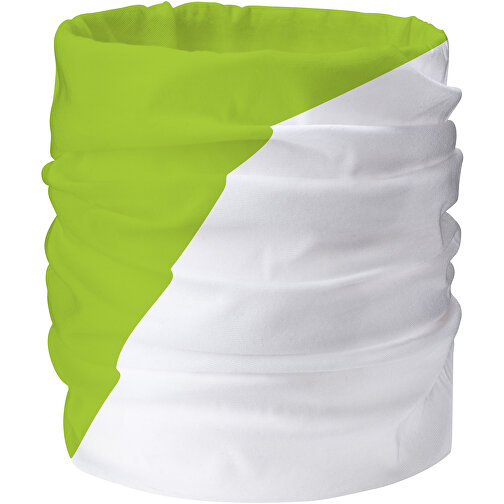 Schlauchschal Individuell - Vollflächiger Druck , apfelgrün, Polyester, 24,00cm x 50,00cm (Länge x Breite), Bild 3