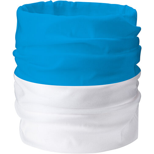 Schlauchschal Individuell - Vollflächiger Druck , karibikblau, Polyester, 24,00cm x 50,00cm (Länge x Breite), Bild 3