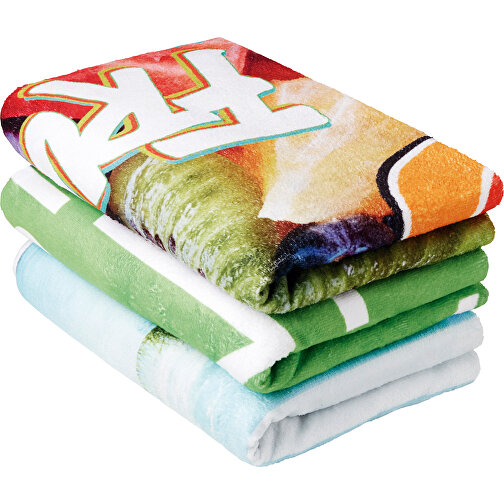 Full Color (150 Cm) Strandhandtuch , weiß, Polyester / Baumwolle, 150,00cm x 75,00cm (Länge x Breite), Bild 2