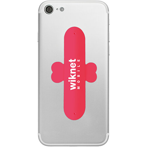 Smartphone Kartenhalter In Ihrer Farbe , individuell, Silikon, 8,50cm x 4,20cm (Länge x Breite), Bild 3