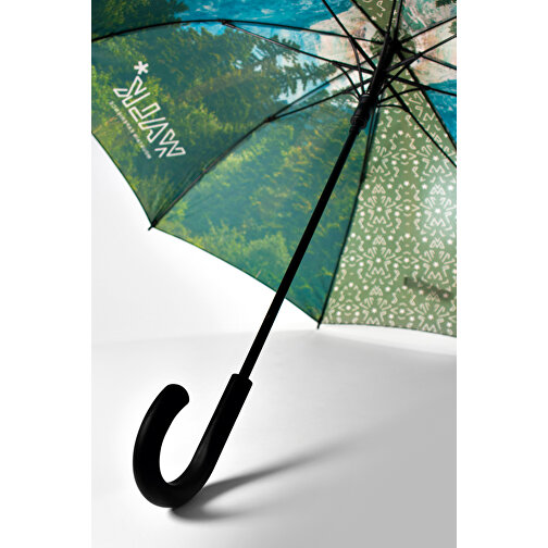 Full Color (Foto) 23' Regenschirm , weiß, Pongee, 83,00cm (Höhe), Bild 2