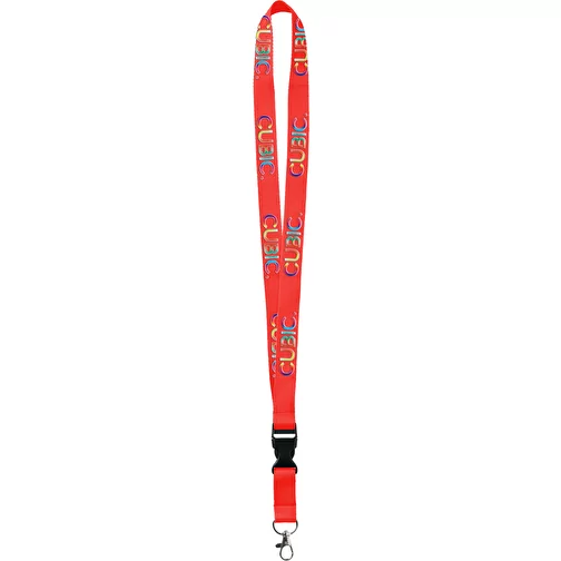 Lanyard en polyester imprimé en 3D, 10 mm, Image 1