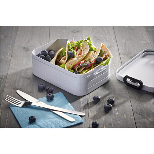 Mepal Take-a-break Lunchbox Midi , weiss, ABS Kunststoff, 19,00cm x 7,00cm x 12,00cm (Länge x Höhe x Breite), Bild 4