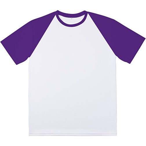 Reglan T-Shirt Individuell - Vollflächiger Druck , lila, Polyester, S, 68,00cm x 96,00cm (Länge x Breite), Bild 5
