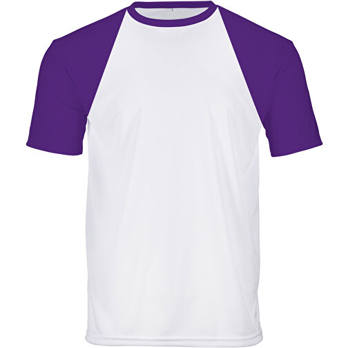 Reglan T-Shirt Individuell - Vollflächiger Druck , lila, Polyester, M, 70,00cm x 104,00cm (Länge x Breite), Bild 1