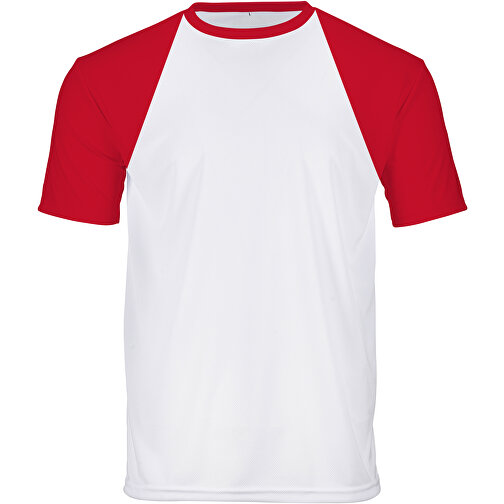 Reglan T-Shirt Individuell - Vollflächiger Druck , chili, Polyester, L, 73,00cm x 112,00cm (Länge x Breite), Bild 1