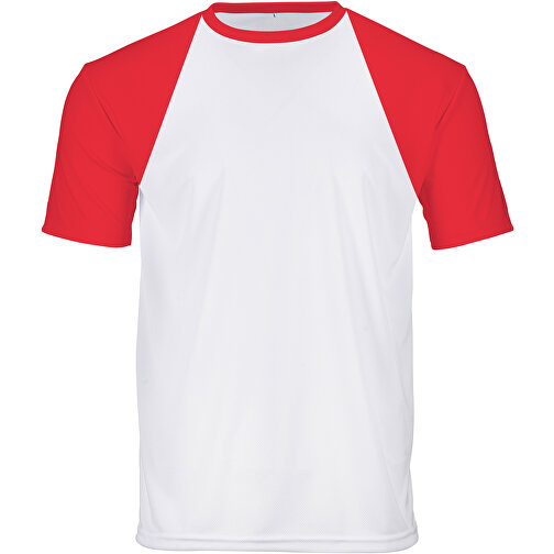Reglan T-Shirt Individuell - Vollflächiger Druck , rot, Polyester, 2XL, 78,00cm x 124,00cm (Länge x Breite), Bild 1