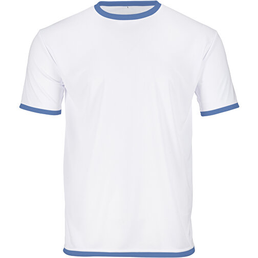 Regular T-Shirt Individuell - Vollflächiger Druck , taubenblau, Polyester, XL, 76,00cm x 120,00cm (Länge x Breite), Bild 1
