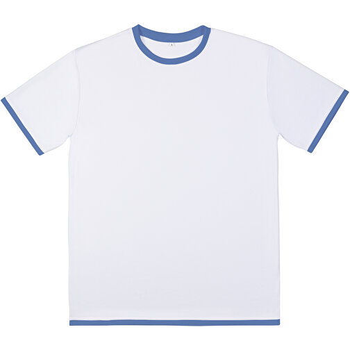 Regular T-Shirt Individuell - Vollflächiger Druck , taubenblau, Polyester, S, 68,00cm x 96,00cm (Länge x Breite), Bild 6