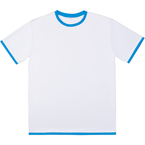Regular T-Shirt Individuell - Vollflächiger Druck , karibikblau, Polyester, 3XL, 80,00cm x 132,00cm (Länge x Breite), Bild 6