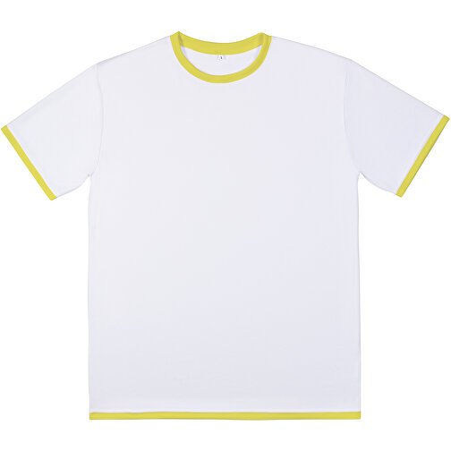 Regular T-Shirt Individuell - Vollflächiger Druck , zitronengelb, Polyester, 3XL, 80,00cm x 132,00cm (Länge x Breite), Bild 6