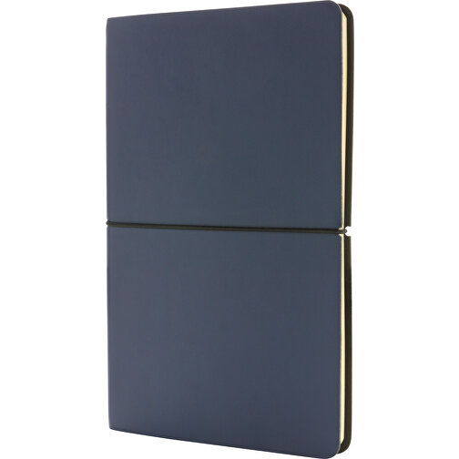 Modern Deluxe Softcover A5 Notizbuch, Navy Blau , navy blau, PU, 20,80cm x 1,00cm (Länge x Höhe), Bild 1