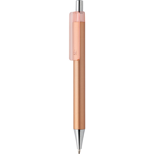 X8-Metallic-Stift, Braun , braun, ABS, 14,00cm (Höhe), Bild 1