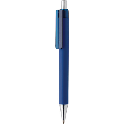 X8 Stift Mit Smooth-Touch, Navy Blau , navy blau, ABS, 14,00cm (Höhe), Bild 1