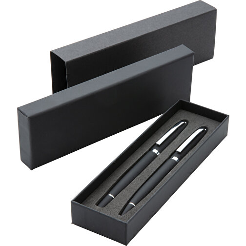 Deluxe Stifte-Set, Schwarz , schwarz, Aluminium, 14,00cm (Höhe), Bild 5