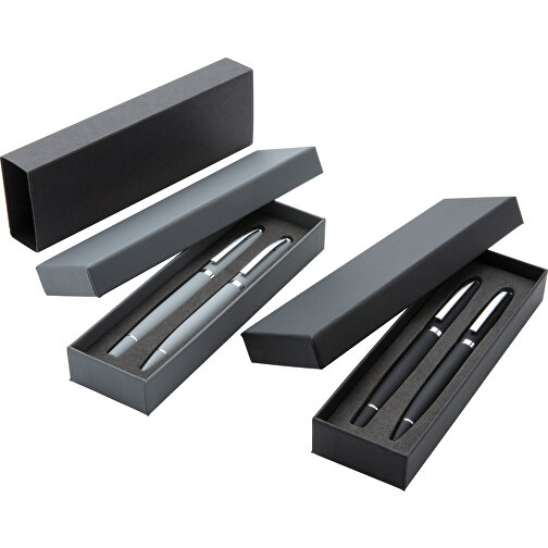 Deluxe Stifte-Set, Schwarz , schwarz, Aluminium, 14,00cm (Höhe), Bild 9